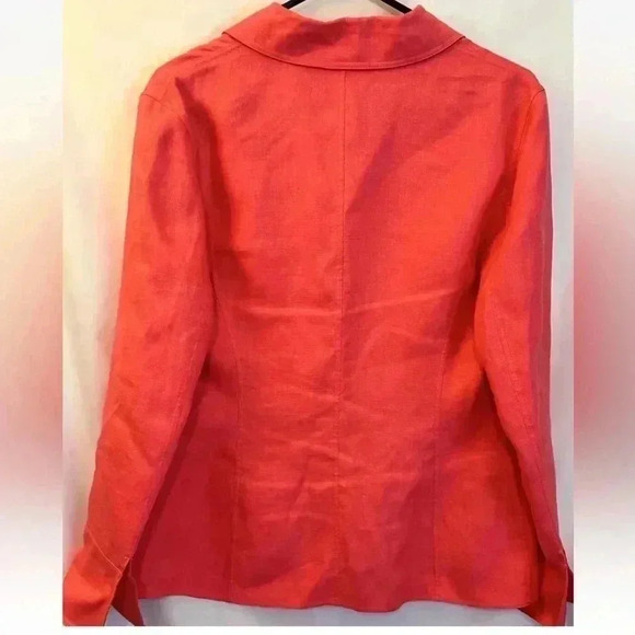 Anne Klein Pink Blazer Size Small Open Front EUC Gorgeous!! - Picture 6 of 7
